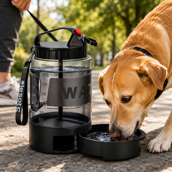 2200 ML Portable Dog Water Bottle – Leak Proof Travel Bottle for Pets