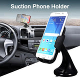 Adjustable Suction Car Phone Mount – Universal Windscreen & Dashboard Holder