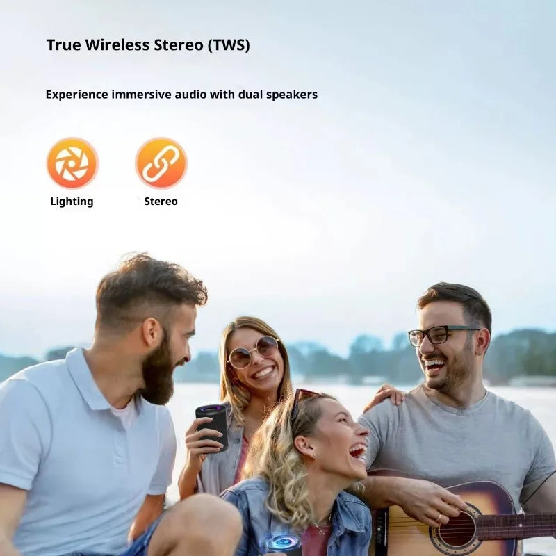 Mini Portable Bluetooth Speaker – Wireless Bass Speaker for Home & Outdoor