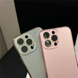 Glossy Glass iPhone Case – Shockproof Camera Protection